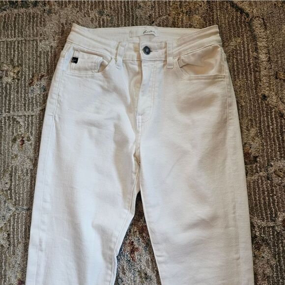 Kancan White Ankle Jeans, Perfect Condition Sz 26 With 26" Inseam - Picture 3 of 7